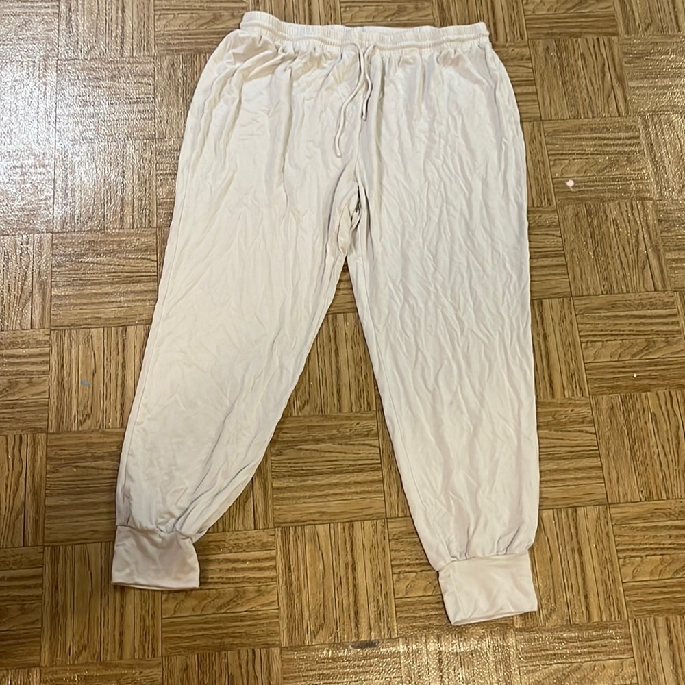 SUMMERSALT cream beach jogger XL
